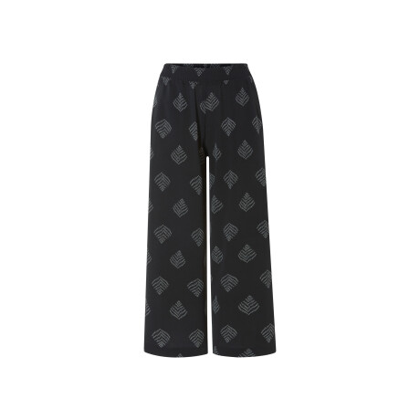 esmara Dames broek - 7/8 lengte (Print/zwart, 34)