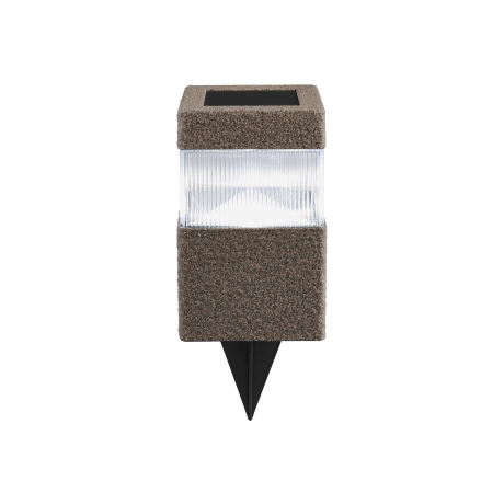 LIVARNO home Solar tuinlamp (Rechthoekig, Donkergrijs)