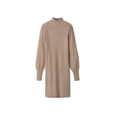 esmara Gebreide dames jurk (Beige, XS (32/34))