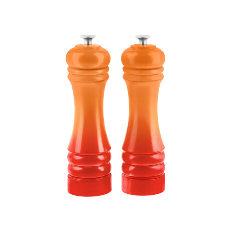 SILVERCREST Zout- en pepermolen set, 2-delig (Oranje)