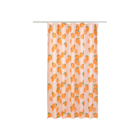 LIVARNO home Douchegordijn 180 x 200 cm (Oranje)