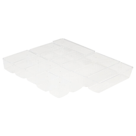LIVARNO home Make-up organizer (13-delig transparant)