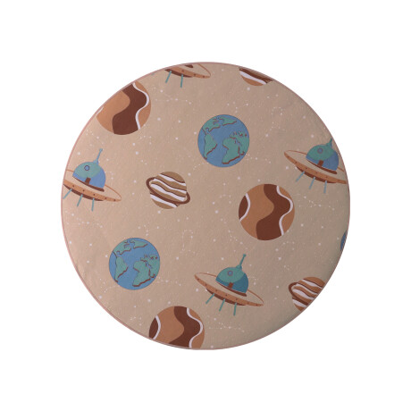 LIVARNO home Rond vloerkleed 120 cm (Beige)