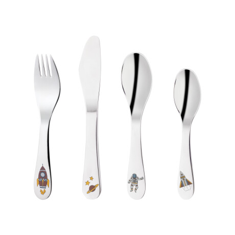 LIVARNO home 4-delig kinderbestek (Astronaut)