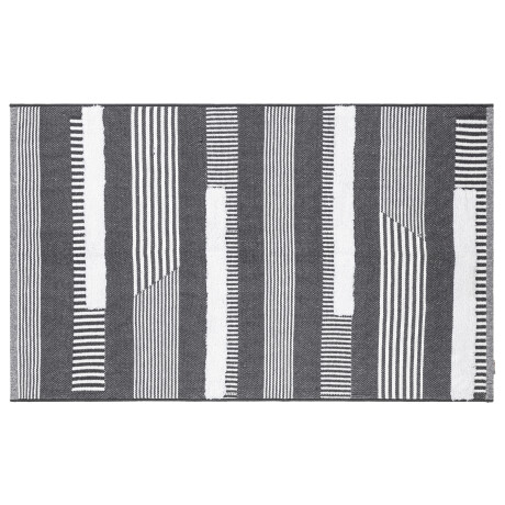 LIVARNO home Katoenen vloerkleed 120 x 180 cm (Grijs)