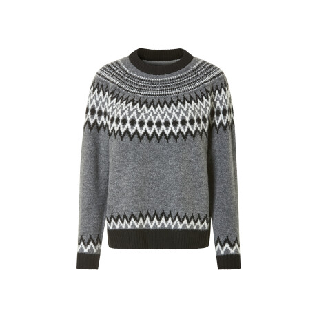 esmara Gebreide dames trui (L (44/46), Grijs)