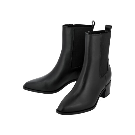 esmara Leren dames chelsea boots (Zwart, 41)