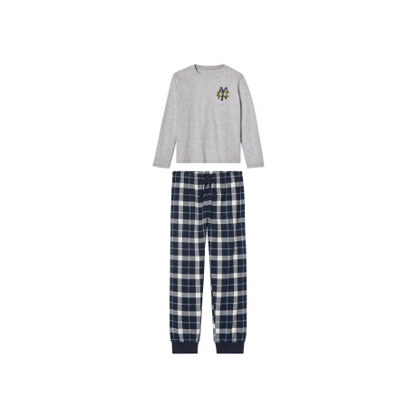 pepperts! Kinder fleece pyjamabroek (Grijs, 134/140)