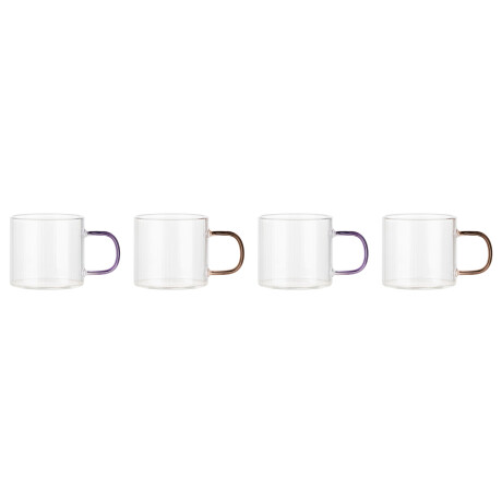 LIVARNO home Glazenset of theepot (theeglas, set van 4)