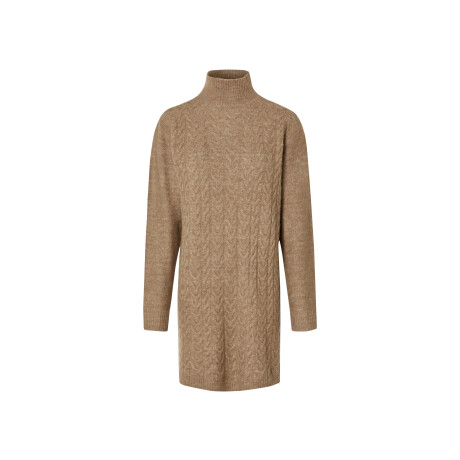 esmara Gebreide dames jurk (Beige, S (36/38))