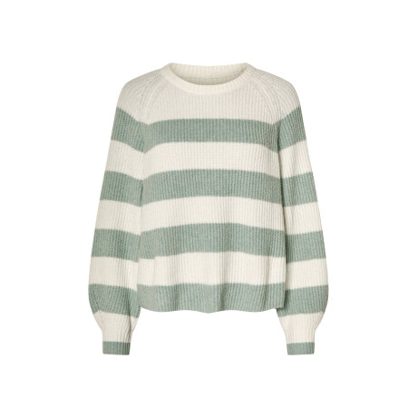 esmara Dames trui (Groen/wit, XS (32/34))