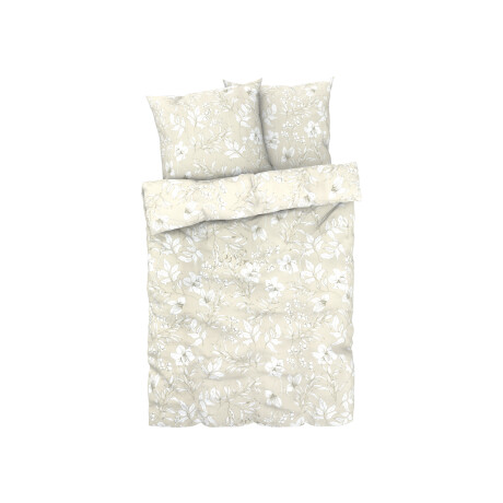 LIVARNO home Satijnen dekbedovertrek 240 x 220 cm (Beige)