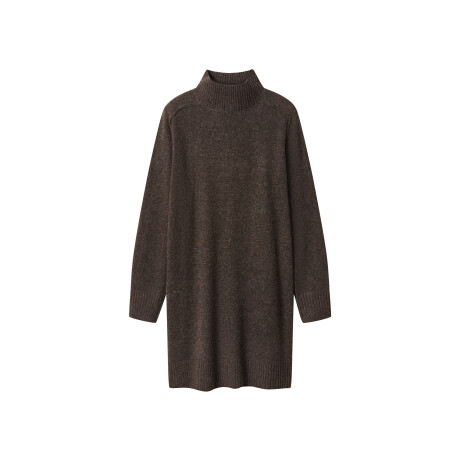 esmara Gebreide dames jurk (Bruin, L (44/46))