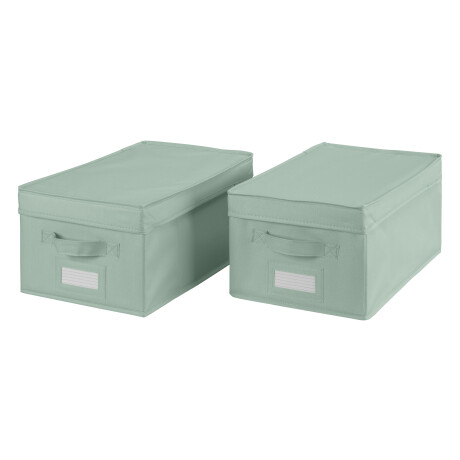 LIVARNO home Opbergbox (2 opbergboxen/groen)