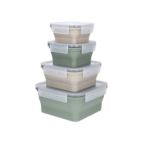 SILVERCREST Opvouwbare vershoudbakjes of lunchbox (Vierkant 4-delig)