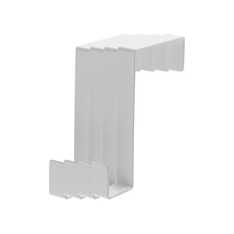 LIVARNO home 4 Radiator- of deurhaken (Deurhaken wit, set van 4)