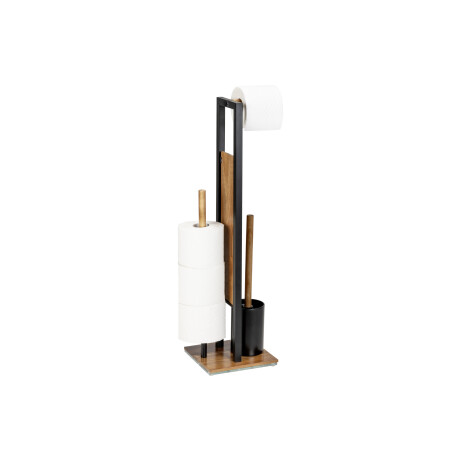Wenko Toiletrolhouder met toiletborstel Rivalta Acacia