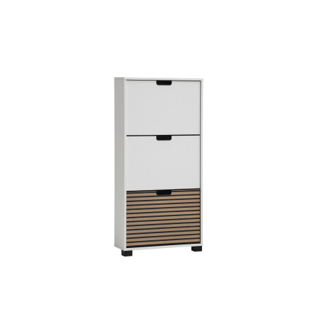 Schildmeyer Schoenenkast Ryker (3 vakken, mat wit)