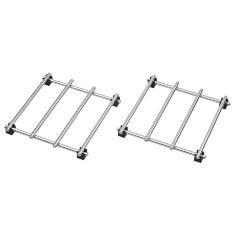 SILVERCREST RVS keukenrooster of onderzetter (2 panonderzetters)