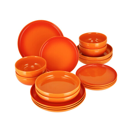 SILVERCREST Serviesset, 16-delig (Oranje)