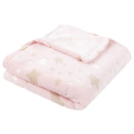 LIVARNO home Plaid 170 x 130 cm (Lichtroze)