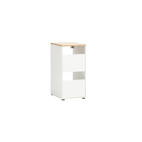 Schildmeyer Kast Solea (2 vakken, hoogte 95,8 cm, mat wit)