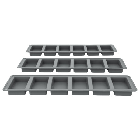 SILVERCREST Siliconen bakvormen (Reepvormen set van 3)