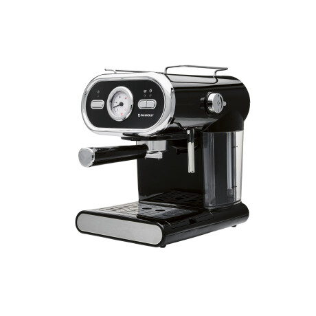 SILVERCREST Piston koffiemachine met stoompijpje, 15 bar, zwart
