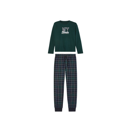 pepperts! Kinder fleece pyjamabroek (Groen, 158/164)