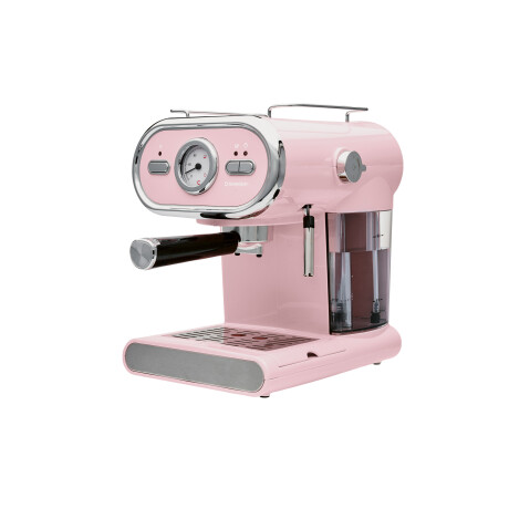 SILVERCREST Piston koffiemachine met stoompijpje, 15 bar, pastelroze