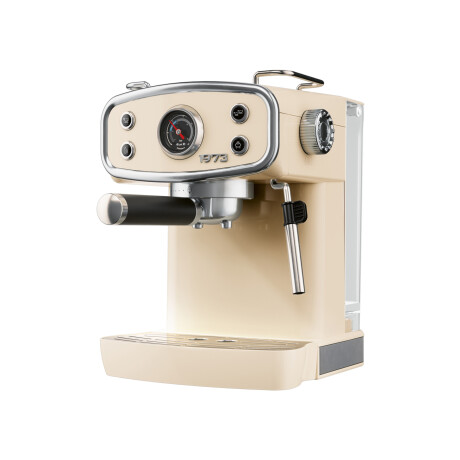 SILVERCREST Piston koffiemachine, 20 bar, met stoompijpje, beige, retro