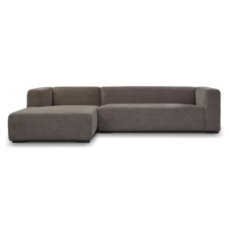 Sohome 2,5-zits Loungebank 'Moiré' Links, kleur Grijs
