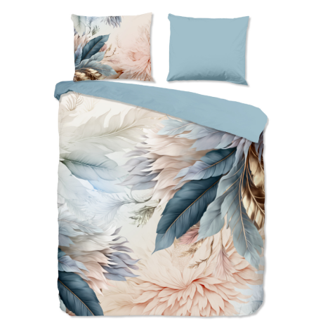 Dekbedovertrek Katoen - Diore - Tweepersoons (200x200 Cm) - Meerkleurig Katoen - Natuur - Good Morning - Dekbed-Discounter.nl