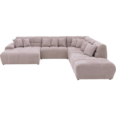 Goossens Excellent Bank Kubus beige, stof, 1,5-zits, modern design