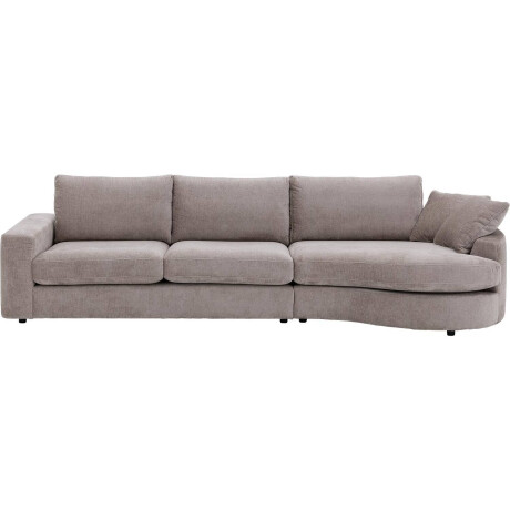 Goossens Excellent Bank Lotte bruin, stof, 2,5-zits, stijlvol landelijk