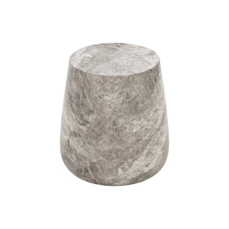 Goossens Salontafel Orsta rond, glasvezelbeton grijs,, 37 x 41 x 37 cm