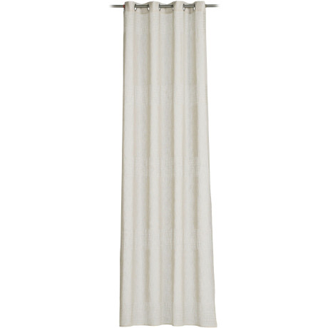 Gözze Gordijn Marrakech - gordijn met ringen HxB: 245x140, transparant doek inclusief horizontale strepen (1 stuk)