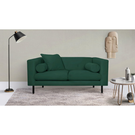 Guido Maria Kretschmer Home&Living 2-zitsbank Lillibeth Designsofa mit Wellenunterfederung, Maße B/T/H: 155/74/83 cm Sierkussen als tweezijdig te gebruiken kussen, in fluwelige look of cord