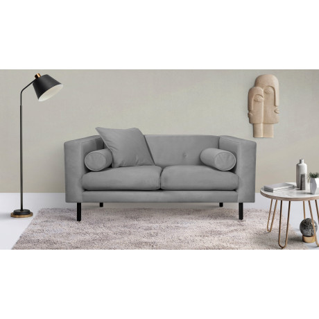 Guido Maria Kretschmer Home&Living 2-zitsbank Lillibeth Designsofa mit Wellenunterfederung, Maße B/T/H: 155/74/83 cm Sierkussen als tweezijdig te gebruiken kussen, in fluwelige look of cord