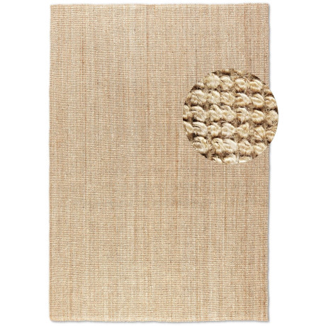 HANSE Home Vloerkleed Jaipur jute tapijt, als loper en rond 100% natuurlijke vezel, woonkamer, eetkamer, slaapkamer, grs