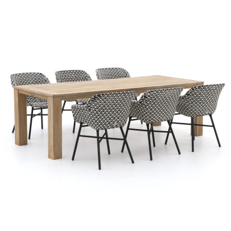 Hartman Delphine/ROUGH-X 240cm dining tuinset 7-delig - Laagste prijsgarantie!