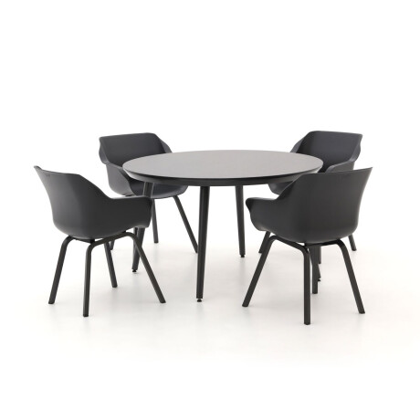 Hartman Sophie Element/Studio ø128cm dining tuinset 5-delig - Laagste prijsgarantie!