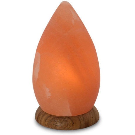 HIMALAYA SALT DREAMS Zoutkristal-tafellamp Drop Met de hand gemaakt van zoutkristal - iedere steen uniek, H: ca.20 cm (1 stuk)