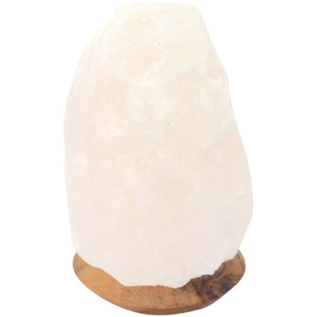 HIMALAYA SALT DREAMS Zoutkristal-tafellamp USB-rock Met de hand gemaakt van zoutkristal - iedere steen uniek, H: ca.13 cm (1 stuk)