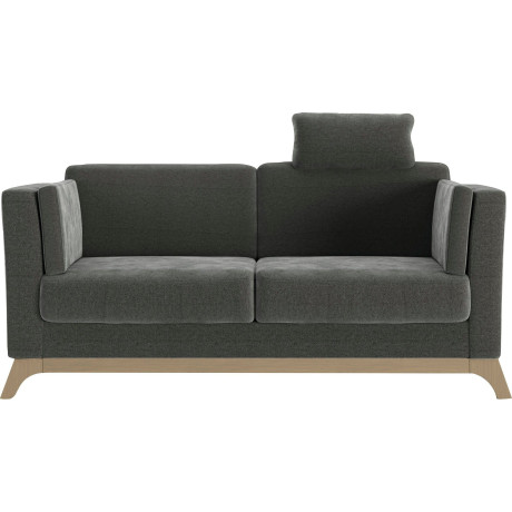 Home affaire 2,5-zitsbank Viva optioneel met houten frame van beukenhout