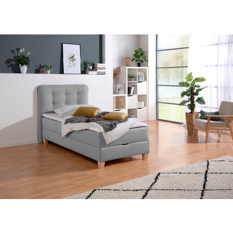Home affaire Boxspring inclusief topmatras van koudschuim en bedkist