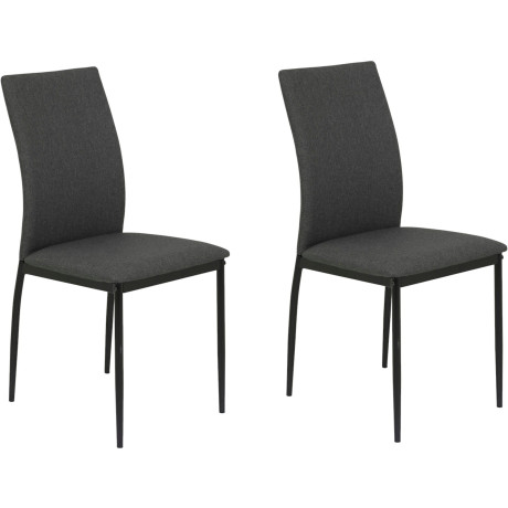 HELA Eetkamerstoel ALIZIA Bekleding microvezel platweefsel, onze beste prijs (set)