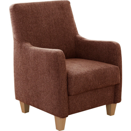 Home affaire Fauteuil Palmera Binnenveringsinterieur, in 5 stofkwaliteiten