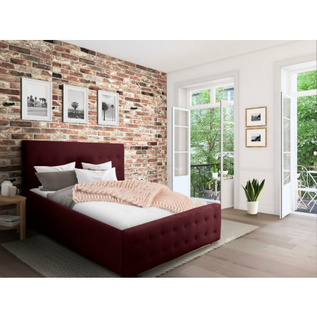 Home affaire Gestoffeerd bed Vaine in 5 breedten, ook in lengte 220 cm, incl. lattenrol