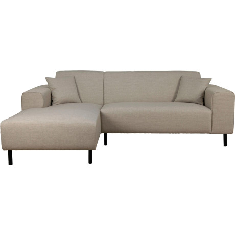 Home affaire Hoekbank ARROS L-vorm met golfondersteuning, afmetingen B/D/H: 235/163/81 cm incl. sierkussens, met recamiere rechts/links bestelbaar, ook in cord